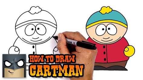 How To Draw Cartman Southpark Art Tutorial Youtube