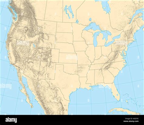 North America Map Hi Res Stock Photography And Images Alamy