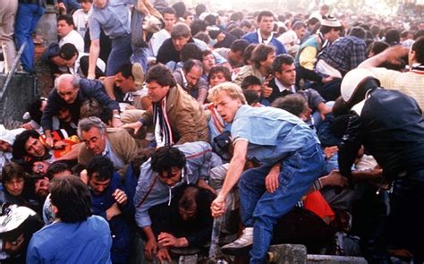 The heysel stadium disaster took place at the 1985 football european cup final at the heysel there has never been an official inquiry into the causes of the disaster, but the main events are well. Danilo Tassotti