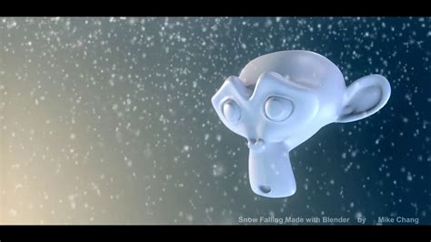 Snow Falling Made With Blender Particles Youtube