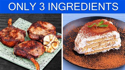 14 Easy 3 Ingredient Recipes 14 Easy Food Recipes To Make At Home Youtube
