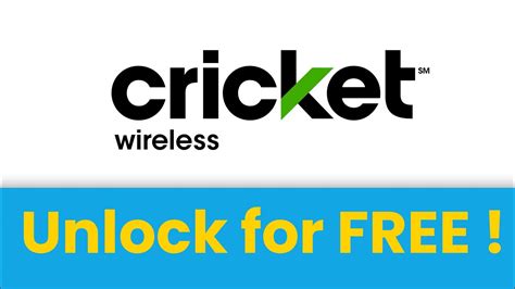 🇺🇸 Unlock Cricket Phone For Free 🔓 Cricket Sim Unlock Code Youtube