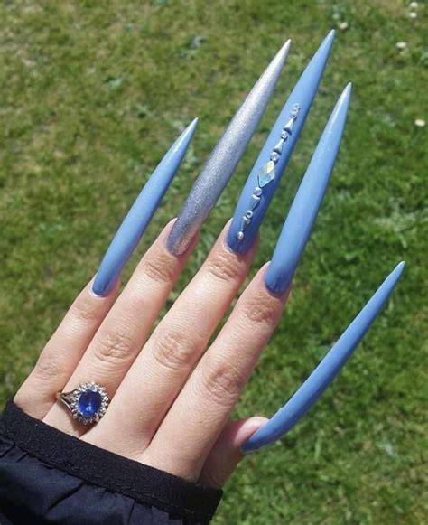 33 Pics That Require An Explanation Really Long Nails Long Acrylic Nails Coffin Stiletto Nails