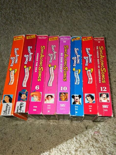 Disneys Sing Along Songs Vhs Tapes Lot Of Ebay Images And Photos Finder