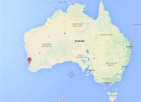 Where Is Mandurah On Map Australia