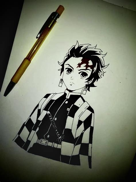 Drawing Tanjiro Kamado Demon Slayer One Of The Best Anime Character Images