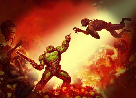 Creation Of Doomguy Doom Demons Doom Game Doom Videogame