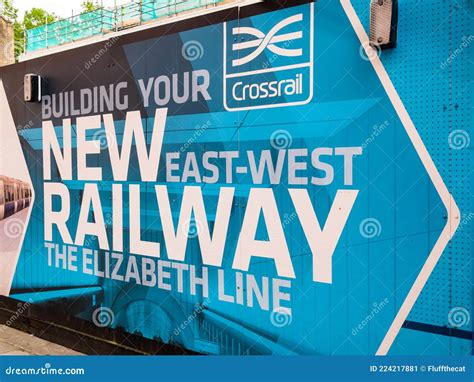 A New Railway Under Construction By Crossrail The Elizabeth Line