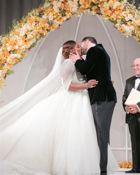 Who says a reception dress can't be a little extra? Tennis Ace Serena's £2.6 million Wedding Gown