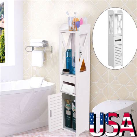 Maybe you would like to learn more about one of these? White Finish Linen Tower Bathroom Towel Storage Cabinet ...