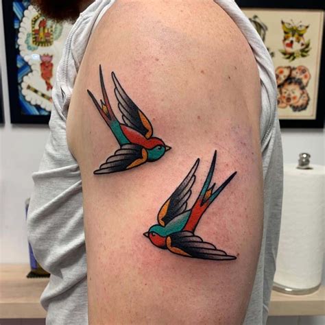 14 Swallow Tattoo Designs On Different Part Of Your Body Saved Tattoo
