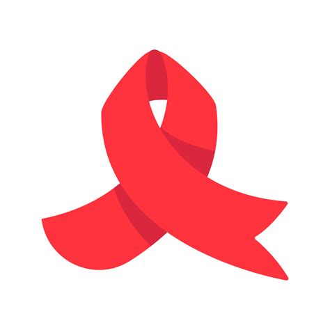 Red Cross Ribbon World Aids Day Awareness Campaign Sign Prevention Of