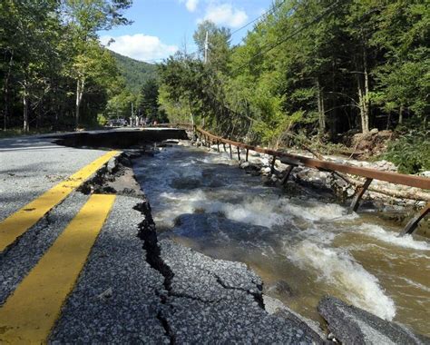 Flooding From Irene Damages Roads Strands Towns Wbur