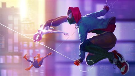 546599 Miles Morales Spider Man Spider Gwen Rare Gallery Hd Wallpapers
