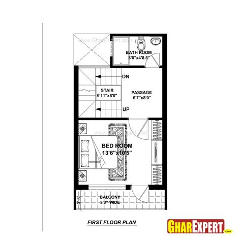 House Plan For 15 Feet By 25 Feet Plot Plot Size 42 Square Yards