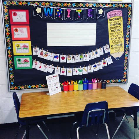 Most students come into kindergarten able to write their first name, but are they writing it correctly? Teacher Designs: Kindergarten Writing Center