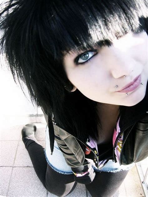 Cute Emo Girls With Black Hair Emo Girls Styles