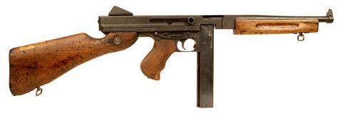 Deactivated Old Spec Wwii Thompson M1a1 Submachine Gun Allied