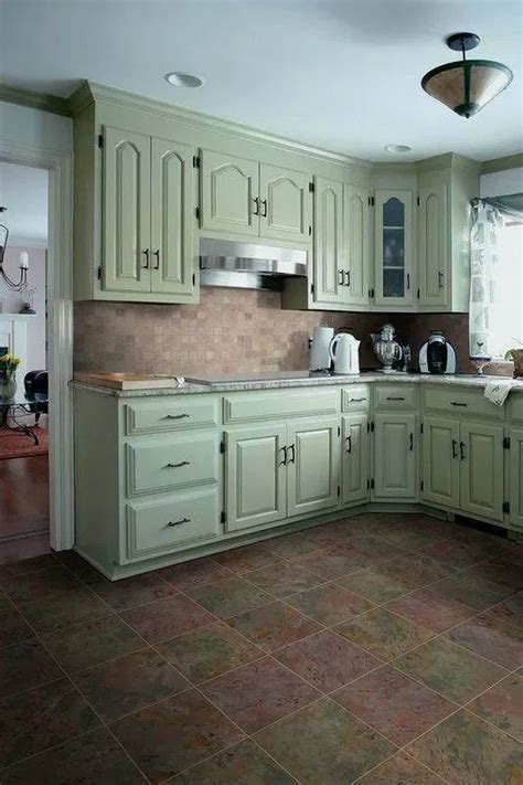 11 Chalk Painted Kitchen Cabinets Kitchen Plans Green Kitchen