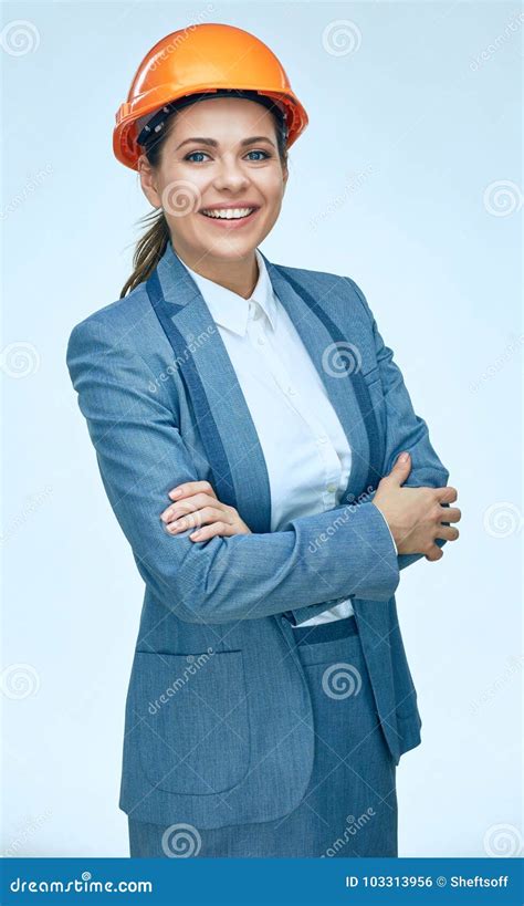 Woman Engineer Business Portrait In Suit Stock Photo Image Of