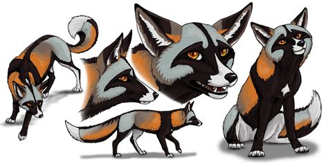 Cross Fox Character By Silvercrossfox On Deviantart