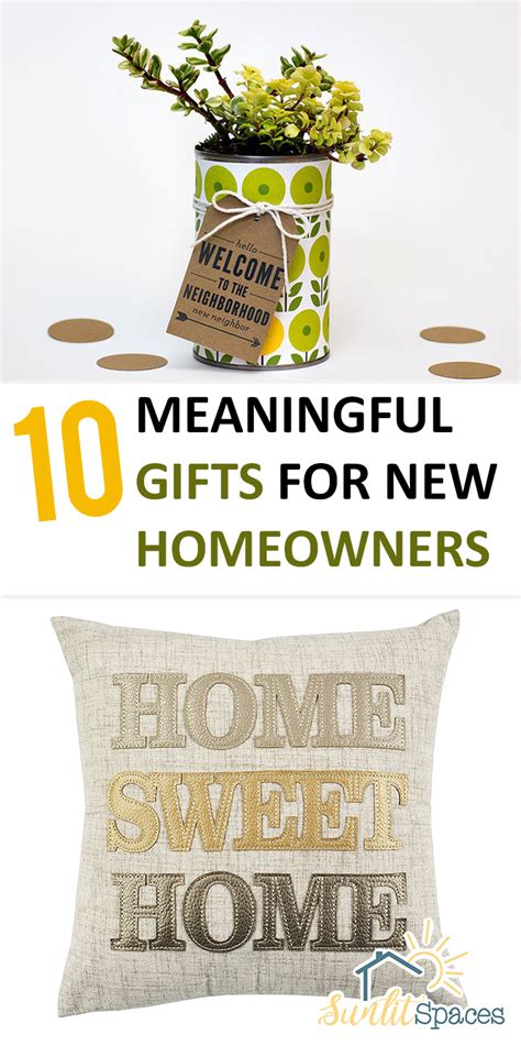 10 Meaningful Ts For New Homeowners Sunlit Spaces Diy Home Decor