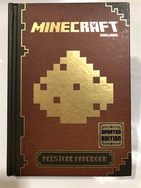 Minecraft Redstone Handbook Mojang Updated Edition Hardcover Children