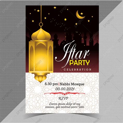 Iftar Party Poster For Ramadan 10 Template Download On Pngtree