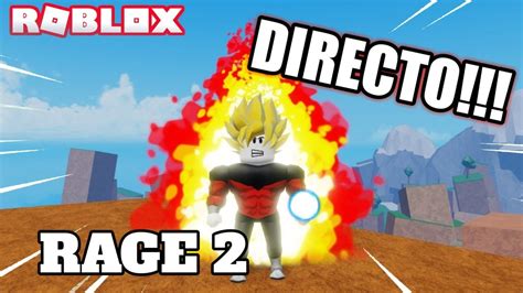 Pruebo El Nuevo Dragon Ball Rage 2 Roblox Youtube