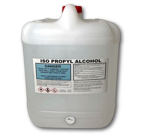 Isopropyl Alcohol Solvent Cleaner 20 Litre Glass Tools
