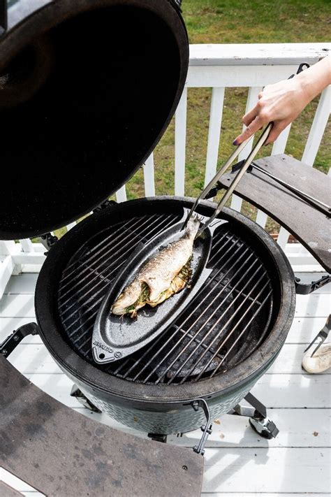 Fish Grill Pan In Cast Iron Leroux Kitchen
