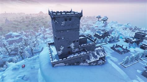 Fortnite Le Château De Polar Peak Nouvelle Zone Millenium