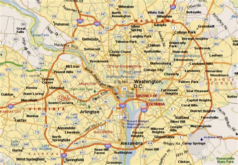 Washington Dc Beltway Capital Beltway I 495 Map Hobnob Blog