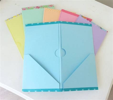 Folder Chemise Cartonnée Insert 6 Poches Regular Size Pour Etsy