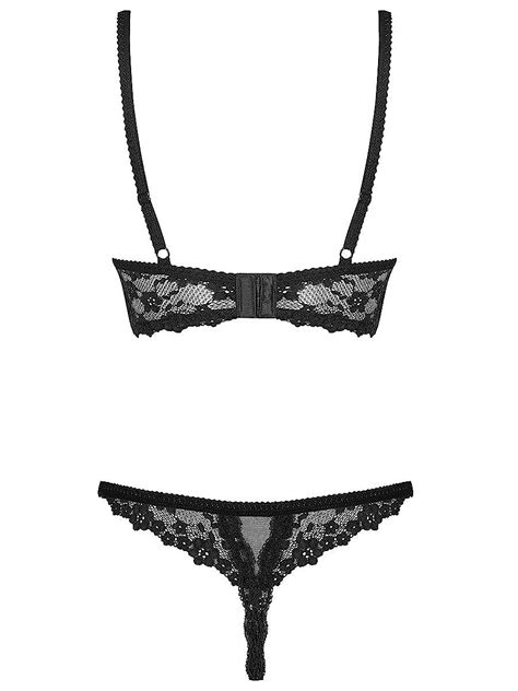 Buy Psychovest Womens Sexy Lace Bra And Panty Lingerie Set Free Size