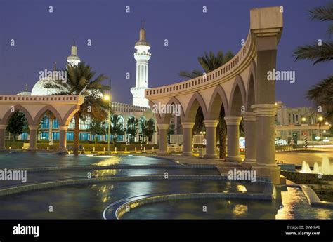 Abu Dhabi Mosque Al Ain Al Ain Emirate Of Abu Dhabi United Arab Stock