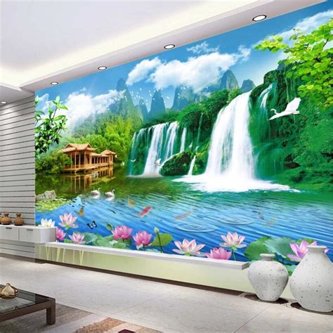 Beibehang Custom Wallpaper Beautiful Scenery Beautiful