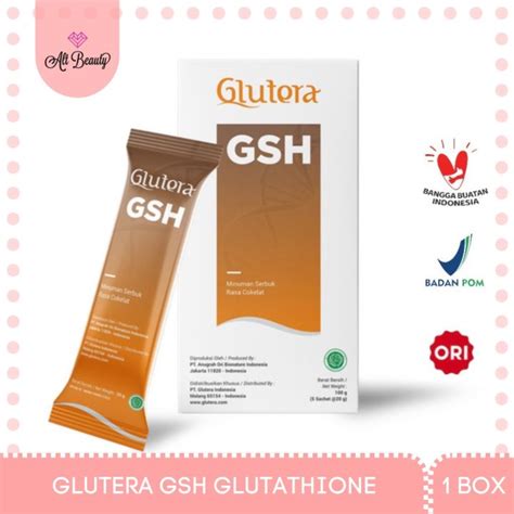 Glutera GSH Glutathione Antioksidan Lazada Indonesia