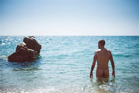 View Naked Man In Sea By Stocksy Contributor Guille Faingold Stocksy