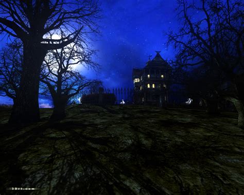 Dark Forest Mansion Screensaver