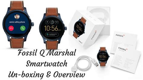 Fossil Q Marshal Smartwatch Un Boxing And Overview Youtube