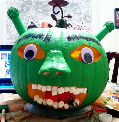 We Won Most Creative Pumpkin Contest At School Got To Love Shrek