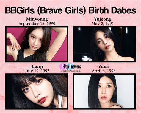 How Old Are Bbgirls Brave Girls Members K Pop Answers