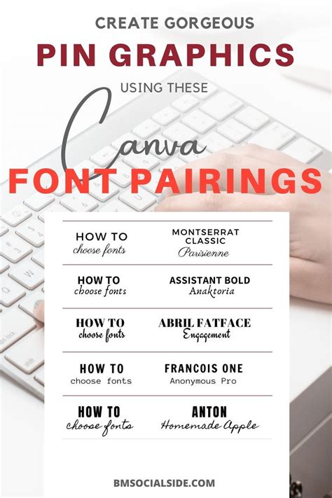 15 Free Canva Fonts For Bloggers In 2020 Bmsocialside Font Pairing