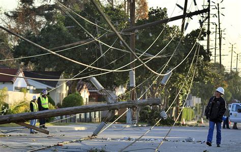 Santa Ana Wind Storm Slams Los Angeles San Diego And Vegas