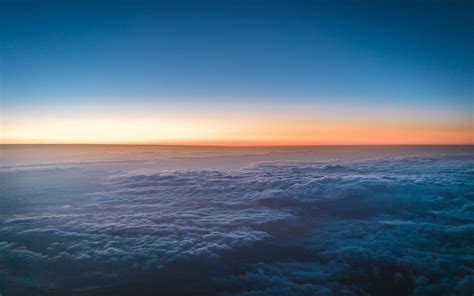 Download 3840x2400 Wallpaper Above Clouds Sky Sunset 4k