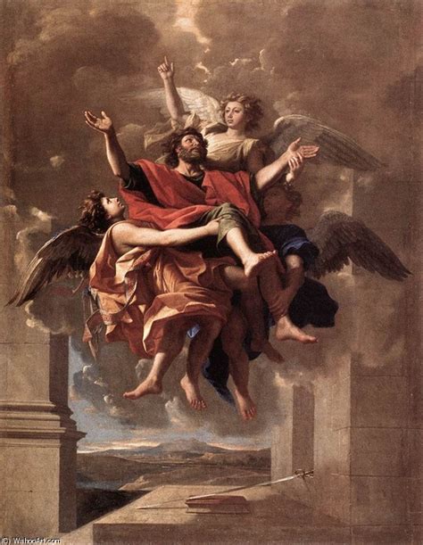 reproductions d art de musée l extase de saint paul de nicolas poussin 1594 1665 france