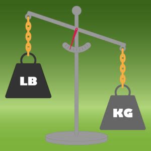 Convert Lbs to Kg Example Problem