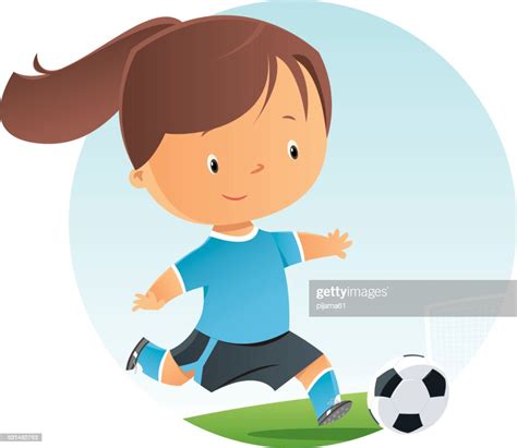 Soccer Girl High Res Vector Graphic Getty Images
