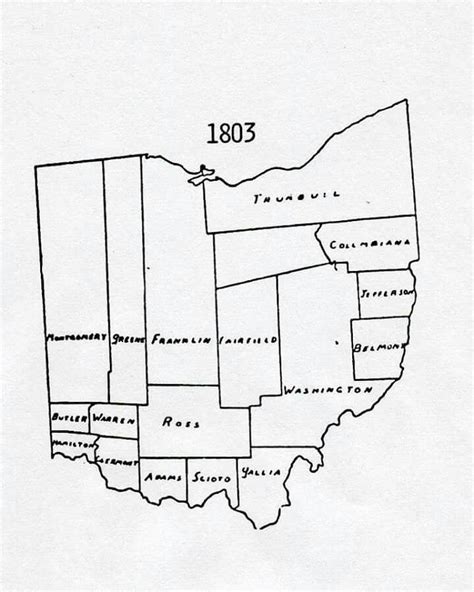 Ohio Counties In 2023 Ohio History Ohio Map Steubenville Ohio